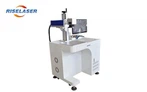 30W Fiber Laser Marking Machine med Rotary